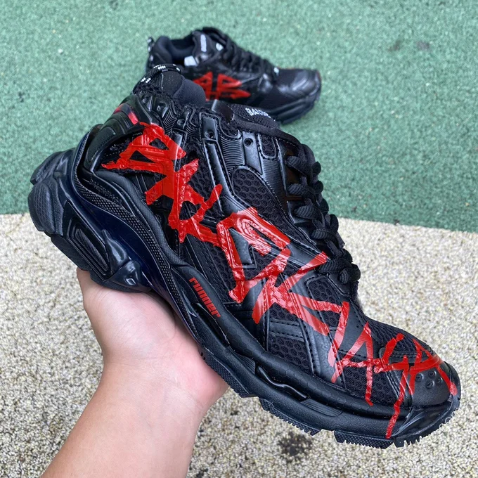 Balenciaga Runner 7.0 Red Black