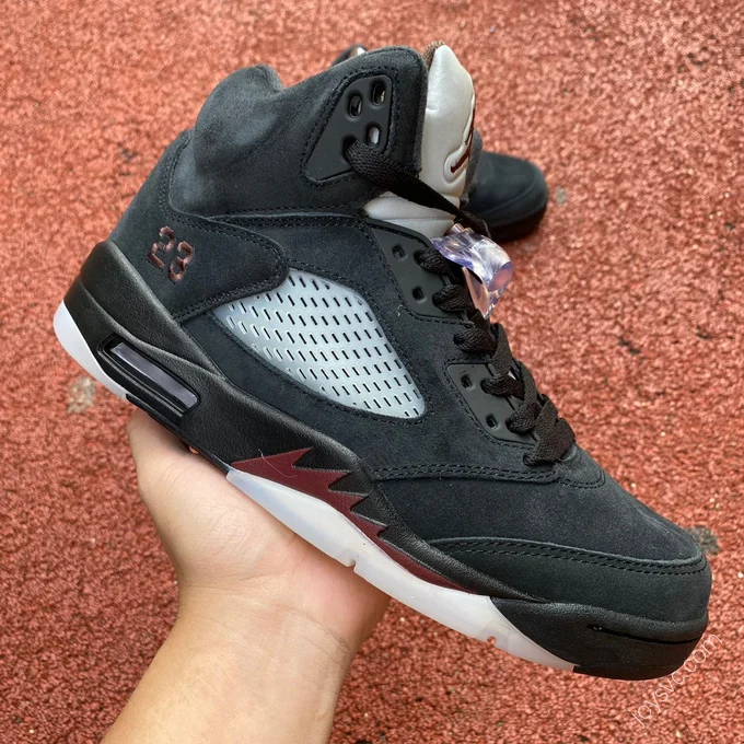 Air Jordan 5 Black x A Ma Maniere Black Red AJ5 FD1330-001