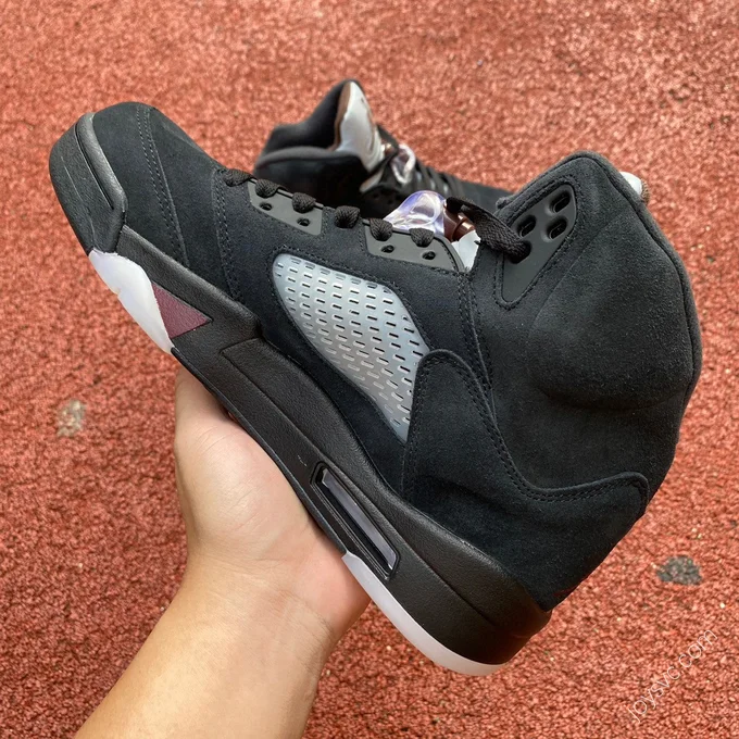 Air Jordan 5 Black x A Ma Maniere Black Red AJ5 FD1330-001