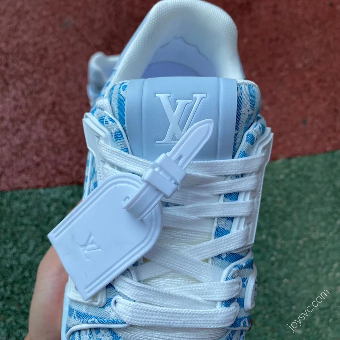 LOUIS VUITTON Trainer Blue White