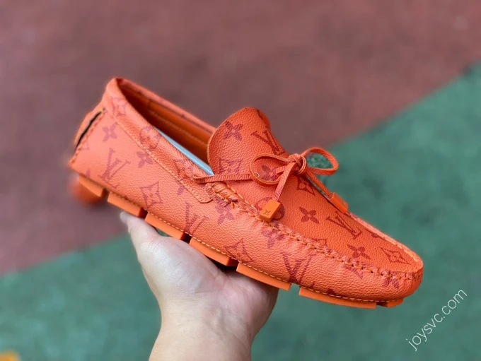 LOUIS VUITTON Moccasin Orange