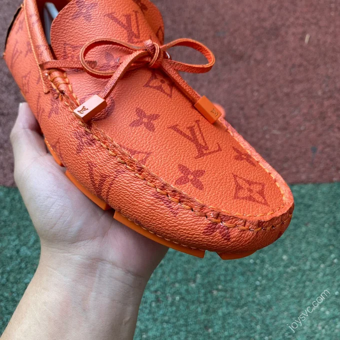 LOUIS VUITTON Moccasin Orange