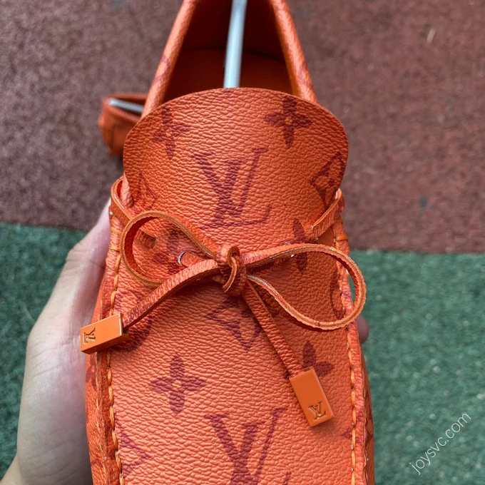 LOUIS VUITTON Moccasin Orange