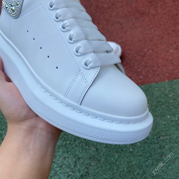 Alexander McQueen Strass Spoiler Grey