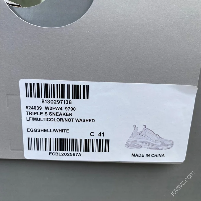 Balenciaga Triple S Grey White