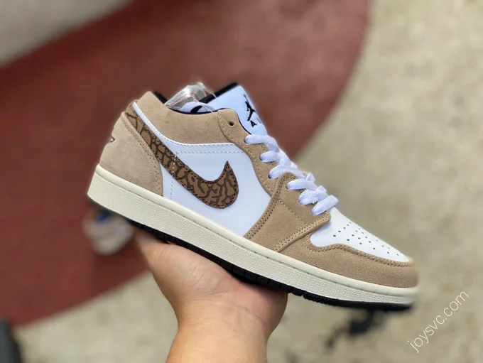 Air Jordan 1 White Brown Sneakers DZ4130-201