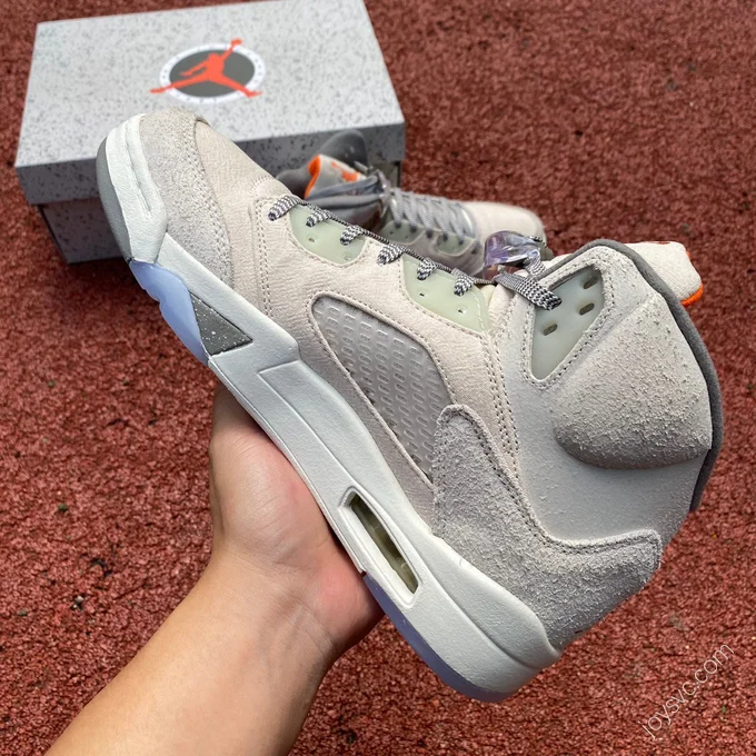 Air Jordan 5 Retro Grey Retro Basketball Shoes FD9222-180