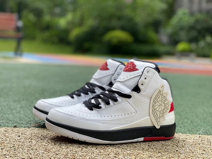 Air Jordan 2 Chicago White Red High-Top Basketball Shoe DX2454-106