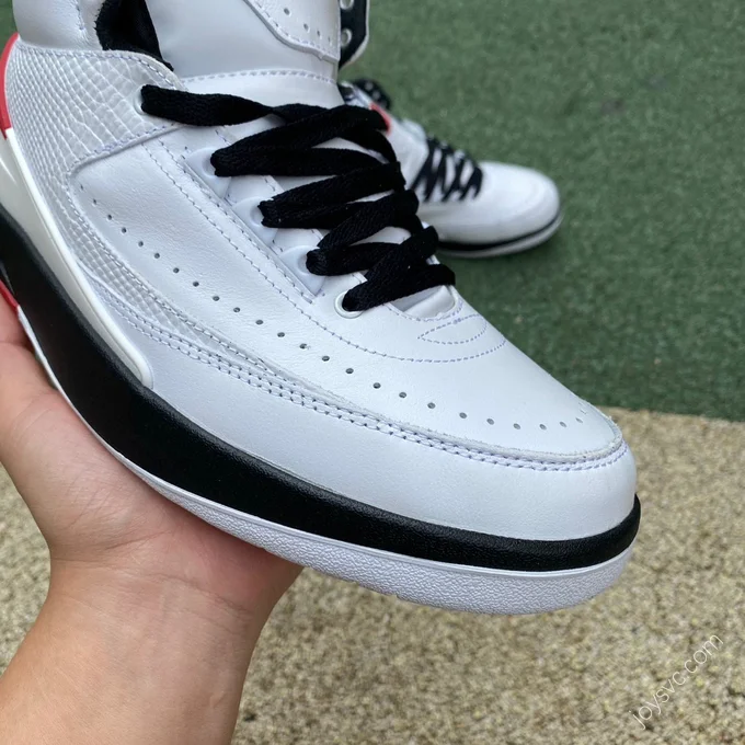 Air Jordan 2 Chicago White Red High-Top Basketball Shoe DX2454-106