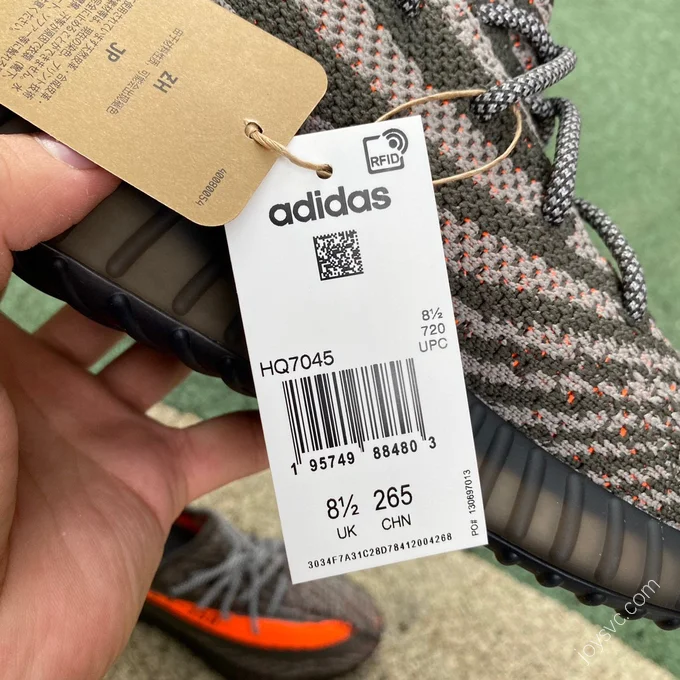 Adidas Yeezy Boost 350 V2 Grey Orange HQ7045