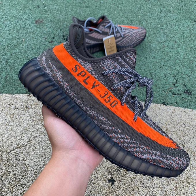 Adidas Yeezy Boost 350 V2 Grey Orange HQ7045