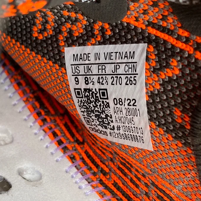 Adidas Yeezy Boost 350 V2 Grey Orange HQ7045