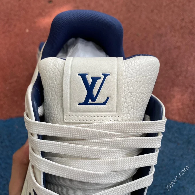 LOUIS VUITTON Trainer White Blue