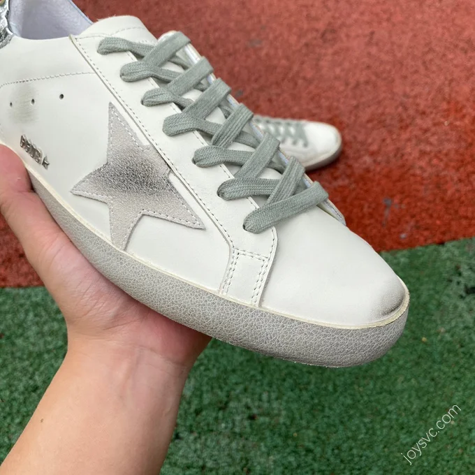 Golden Goose Super Star White Silver