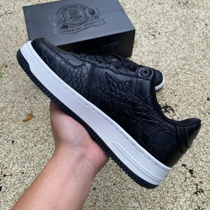 NEIGHBORHOOD x A BATHING APE STA Black 1J23-191-901