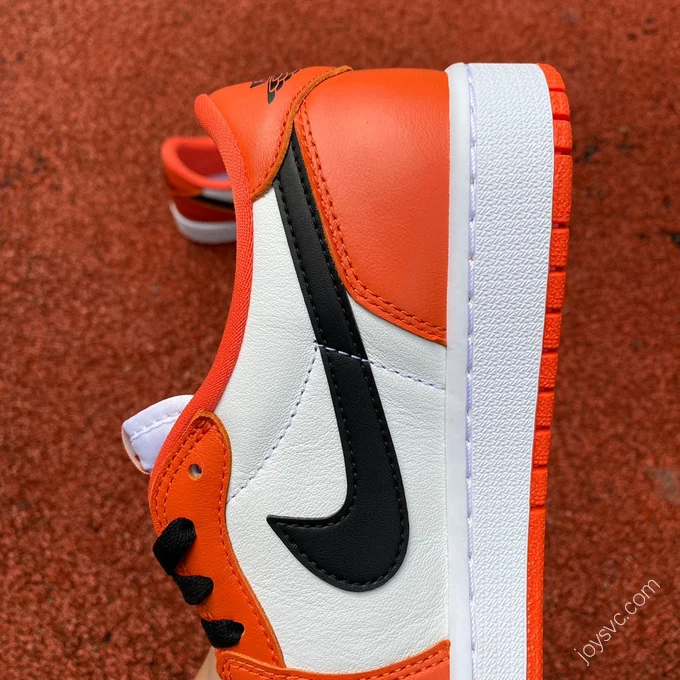 Air Jordan 1 Low White Orange Sneakers CZ0790-801