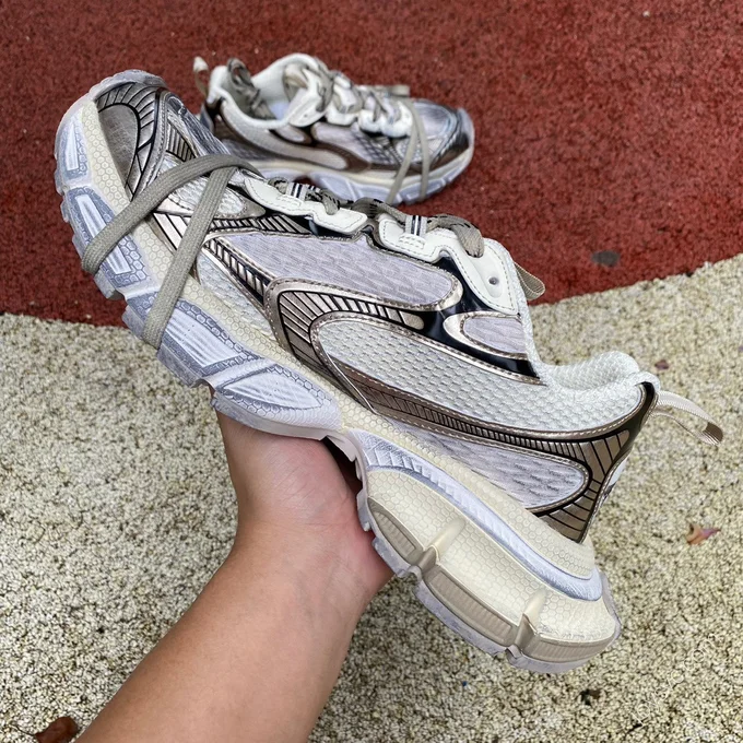 Balenciaga 3XL Beige Silver