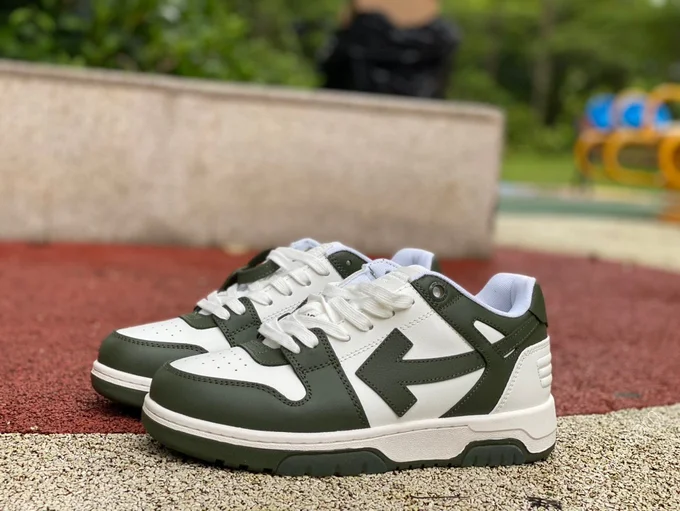 OFF-WHITE Out Of Office Green White