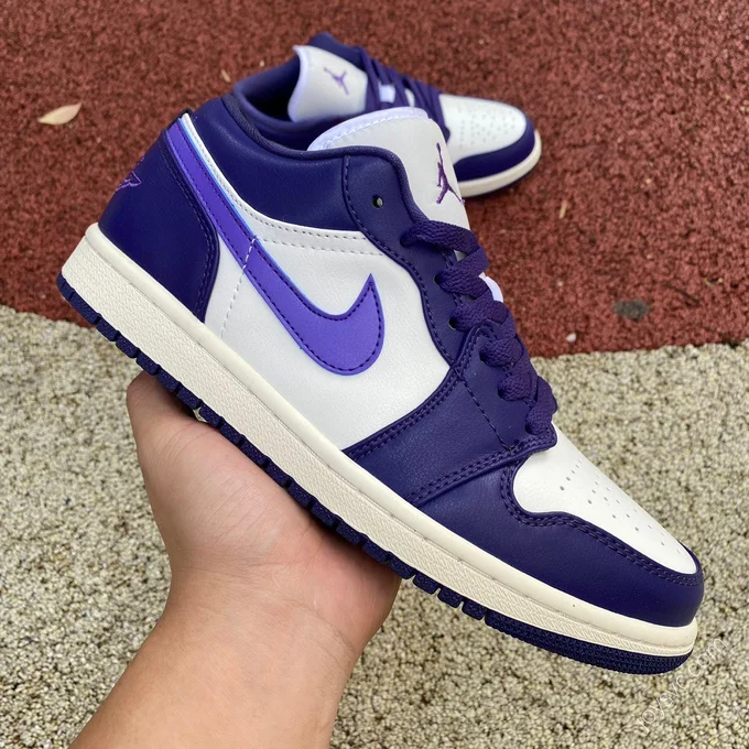 Air Jordan 1 Low Sail Purple DC0774-502