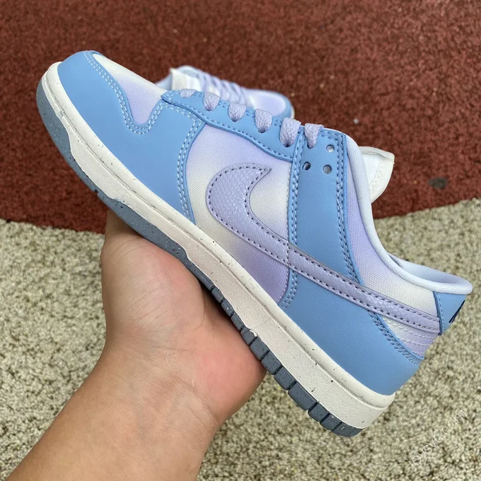 Nike Dunk Low White Blue Purple FN0323-400