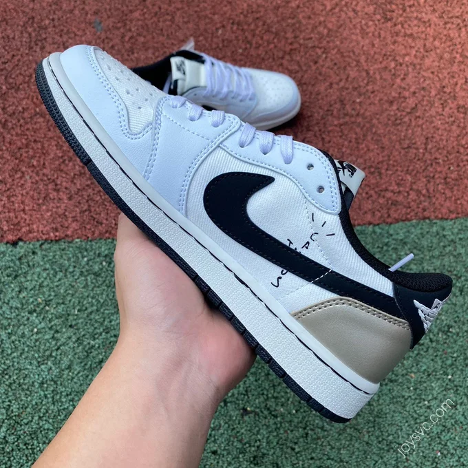 Travis Scott x Air Jordan 1 Low White Gray DM7866-814