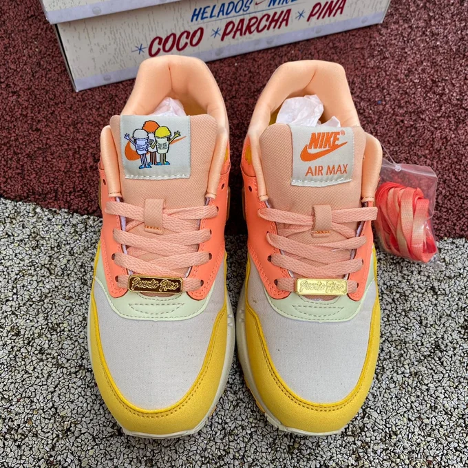 Nike Air Max 1 SP White Yellow Orange FD6955-800