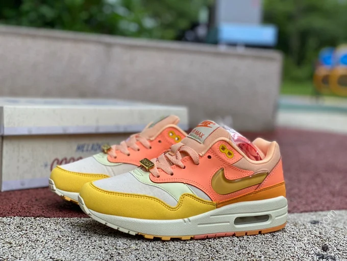 Nike Air Max 1 SP White Yellow Orange FD6955-800