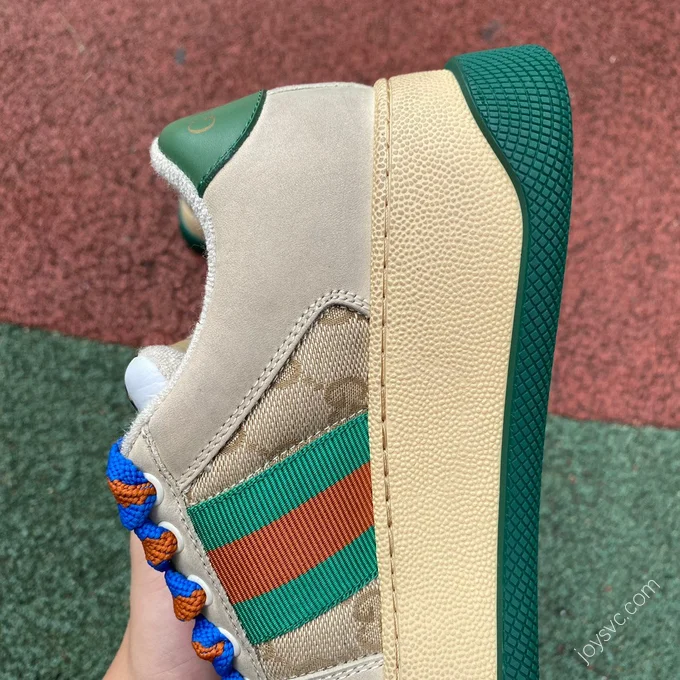 Gucci Screener Green Grey Beige