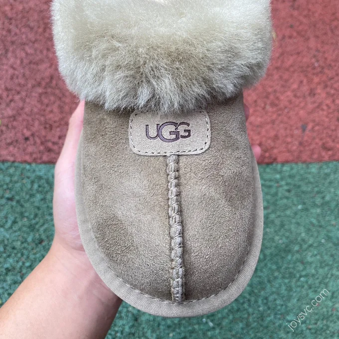 UGG Scuffette Beige Slides