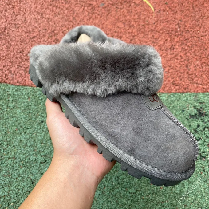 UGG Scuffette Grey Slides