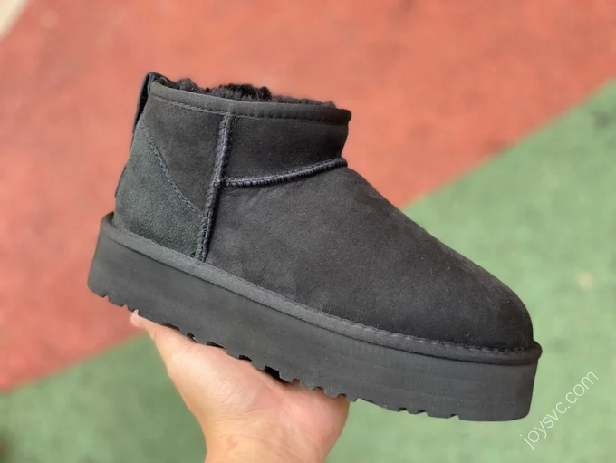 UGG Tasman Black Platform Mid-Top