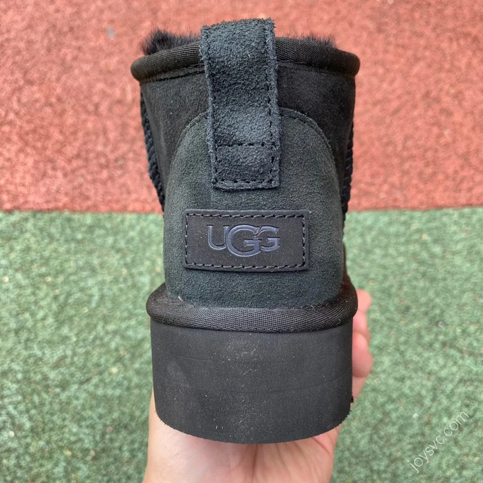 UGG Tasman Black Platform Mid-Top