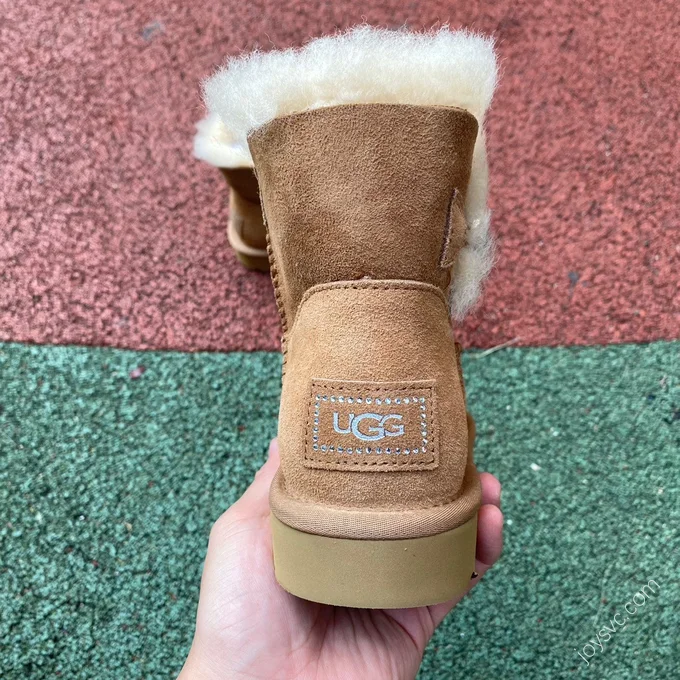 UGG Bailey Mini Brown Diamond Short Boots