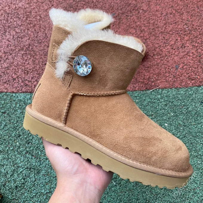 UGG Bailey Mini Brown Diamond Short Boots