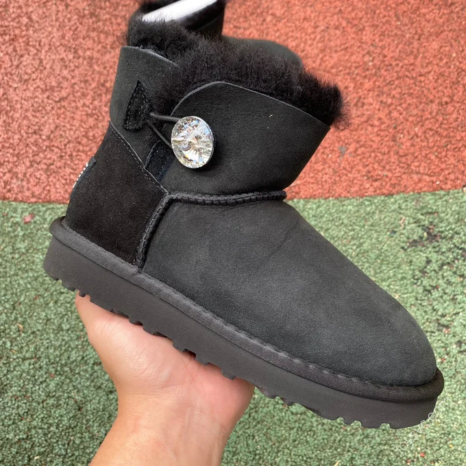 UGG Bailey Mini Black Diamond Short Boots