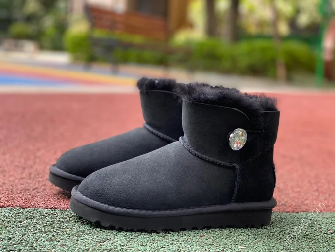 UGG Bailey Mini Black Diamond Short Boots