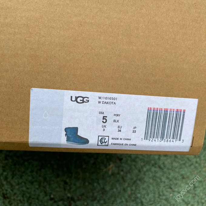 UGG Bailey Black Bow Short Boots