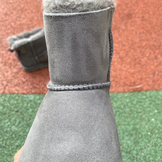 UGG Bailey Grey Bow Short Boots