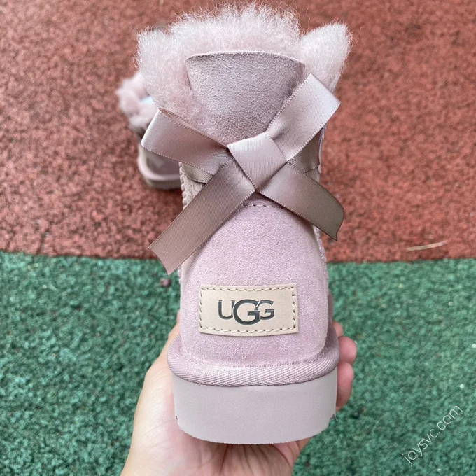 UGG Bailey Pink Bow Short Boots