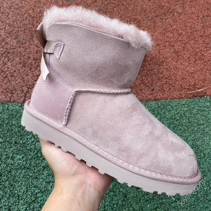 UGG Bailey Pink Bow Short Boots