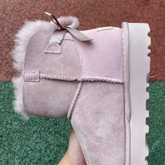 UGG Bailey Pink Bow Short Boots