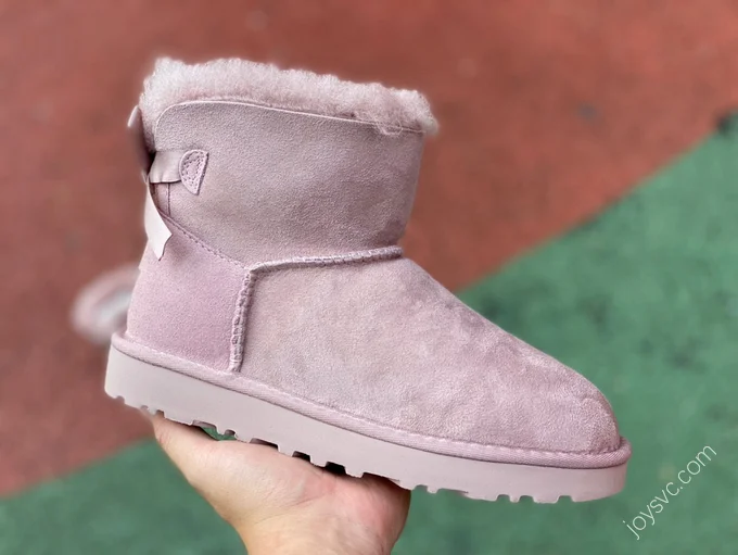 UGG Bailey Pink Bow Short Boots