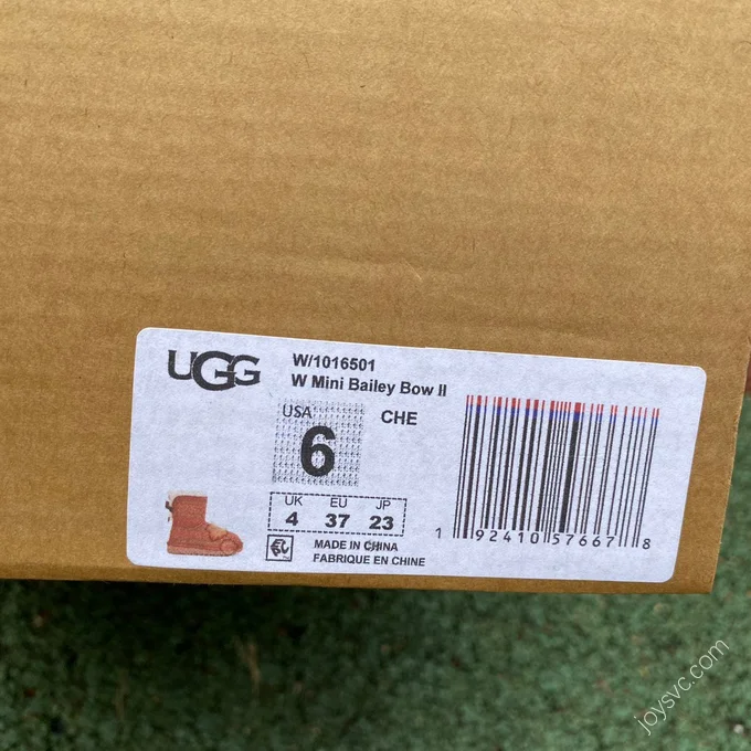 UGG Bailey Brown Bow Short Boots