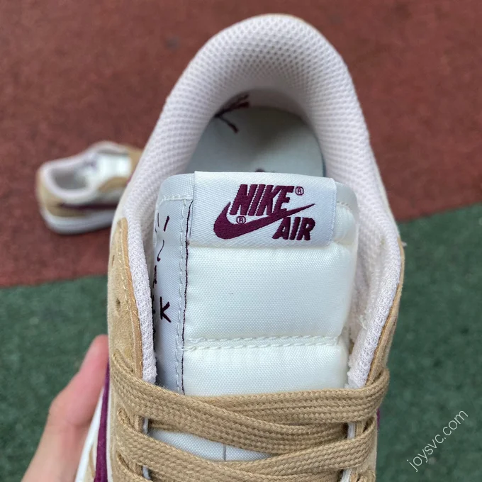 Travis Scott x Air Jordan 1 Low White Tan Red DM7866-811