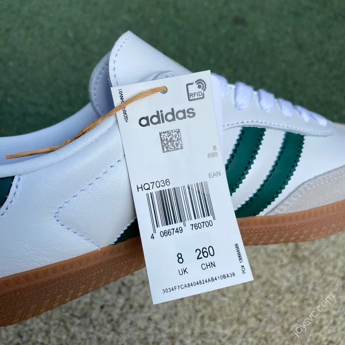 Adidas Samba Team Green Grey White HQ7036