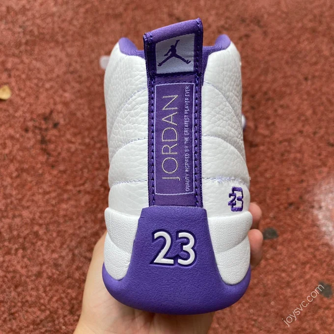 Air Jordan 12 White Purple Sneakers CT8013-150