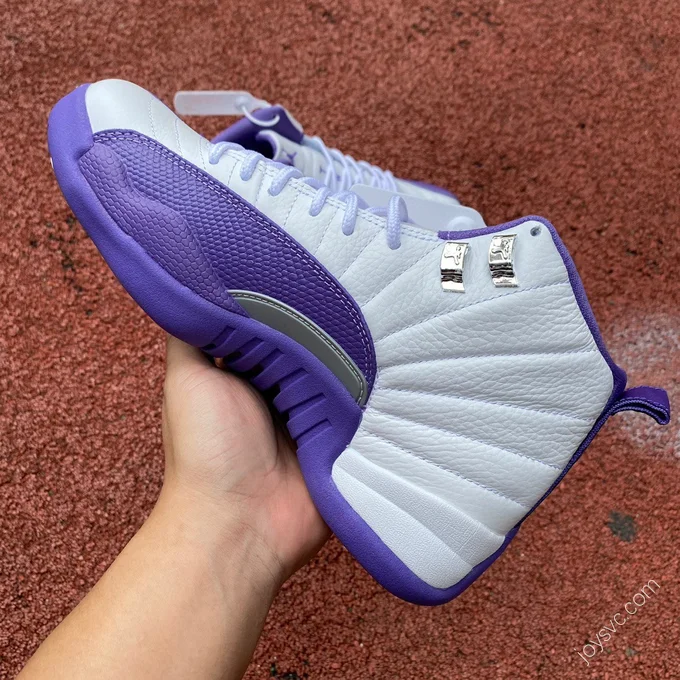 Air Jordan 12 White Purple Sneakers CT8013-150