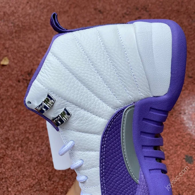 Air Jordan 12 White Purple Sneakers CT8013-150