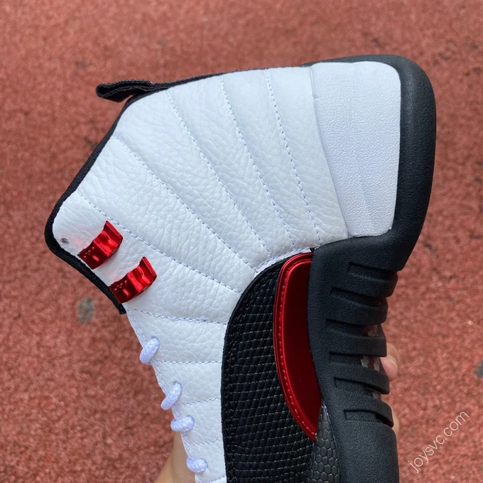 Air Jordan 12 White Black Red Sneakers CT8013-162