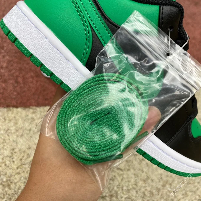 Air Jordan 1 Low Lucky Green Black Low-Top Sneaker 553558-065